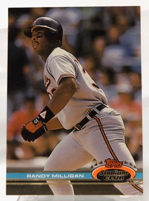 1991 Topps Stadium Club #80 - Randy Milligan- Baltimore Orioles - Near Mint - Image 1 of 2