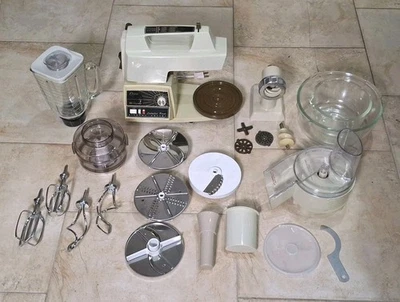 Vintage Oster 12-speed Regency Kitchen Center with Attachments Blender Processor - Image 1 of 4