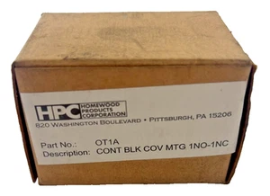 WESTINGHOUSE HOMEWOOD PRODUCTS CORP OT1A CONT BLK COV MTG 1NO-1NC - Picture 1 of 6