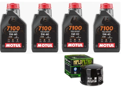 MOTUL HIFLO KIT TAGLIANDO 4L MOTUL 7100 5W40 + FILTRO OLIO PER BMW R 1250 GS /ADV 2019-2024