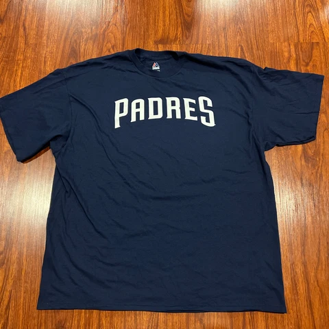 Majestic Men’s San Diego Padres Navy Jersey Shirt XXXL 3XL Baseball MLB Cover