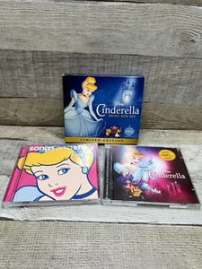 Disney Cinderella Music Box Set Limited Edition Soundtrack CD Songs & Story - Picture 1 of 10