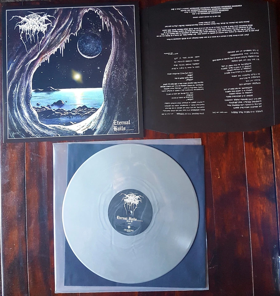 DARKTHRONE  - Eternal Hails LP Silver Vinyl black metal mayhem burrrzum - Bild 1 von 1