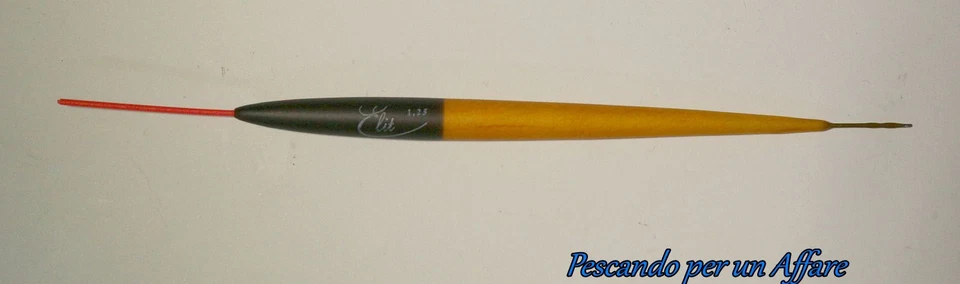 ELIT galleggiante a penna in balsa,deriva inox,antenna plastica,anello guidafilo - Immagine 1 di 1