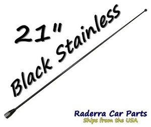 21" Black Stainless AM FM Antenna Mast FITS: 2002-2005 Pontiac Montana - Bild 1 von 1