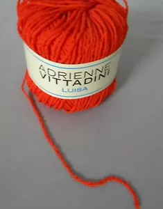Adrienne Vittadini LUISA Orange VIscose Nylon Yarn - Picture 1 of 1