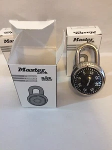 Master Lock 1 quadrante standard combinazione lucchetto nero armadietto cassetta degli attrezzi nuovo con scatola - Foto 1 di 2