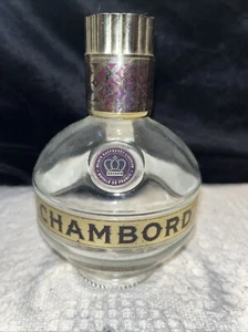 Chambord Bottle Black Raspberry Liqueur France 6” 375ml Vintage - Picture 1 of 10