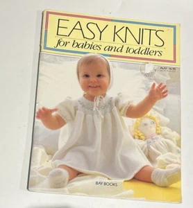EASY KNITS for Babies and Toddlers Jumpers Cardigans Dresses Hats Pants Rompers - Picture 1 of 21
