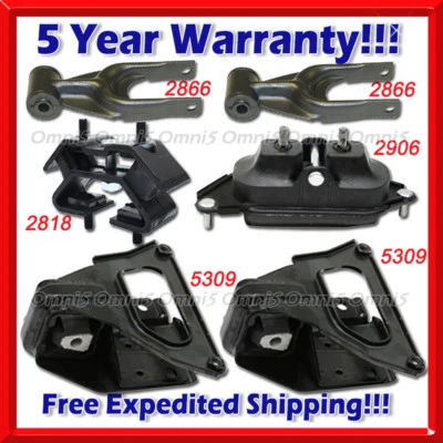 Montaje de motor y transmisión L109 Fit 2005-2009 Buick Allure/Buick LaCrosse 3,6 L 3,8 L 6 piezas Foto 1 de 4