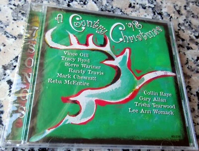 COUNTRY CHRISTMAS NEW CD Vince Gill Trisha Yearwood Randy Travis Reba McEntire - Image 1 of 3