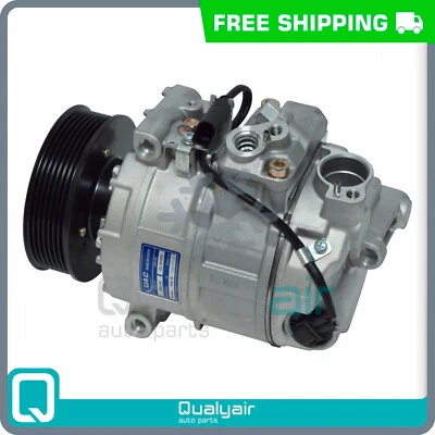 New A/C Compressor for Volkswagen Passat, Phaeton, Touareg  - OE# 3B0820803C QU - Image 1 of 4