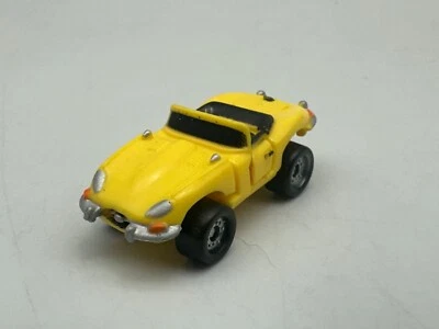 Galoob Micro Machines Deluxe Jaguar XKE Convertible, Yellow, Excellent - Image 1 of 4