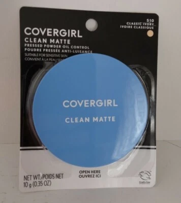 Covergirl Clean Matte Pressed Powder #510 Classic Ivory Oil Control - Image 1 of 2