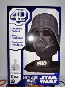 Star Wars Darth Vader 4D Build Cardstock Model Kit 83 Pcs Toys Paper Weight New - Picture 1 of 3