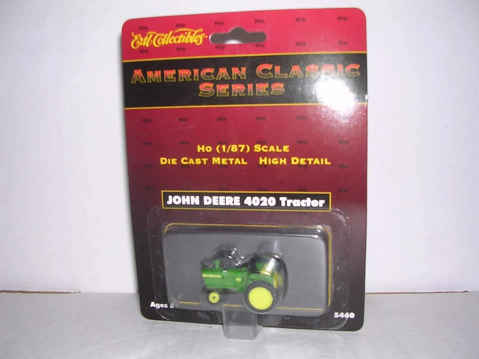 ERTL #5460  John Deere 4020 Farm Tractor "Green" H.O.Scale 1/87 - Image 1 of 1