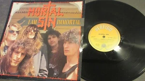 Mortal Sin I am Immortal 3-Track 12" 1990 **VG+/MINT** - Picture 1 of 2