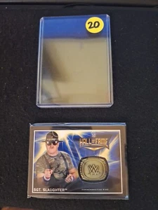 SGT. SLAUGHTER 2016 Topps WWE WrestleMania Hall of Fame Commemorative Ring Black - Picture 1 of 8