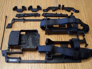Arrma V2 Limitless Battery Box Straps Side Skirt Set Electronics Module Braces - Picture 1 of 3