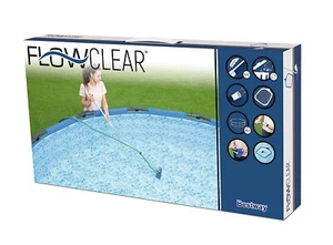 Wartungs Kit Flowclear mit Stange, Sauger, Kescher - Pool Pflege Reinigungs Set - Bild 1 von 2