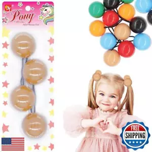 2 Pcs 42mm Large Ball Knockers Hair Ties Ponytail Holders Hair Accessories fo - Picture 1 of 4