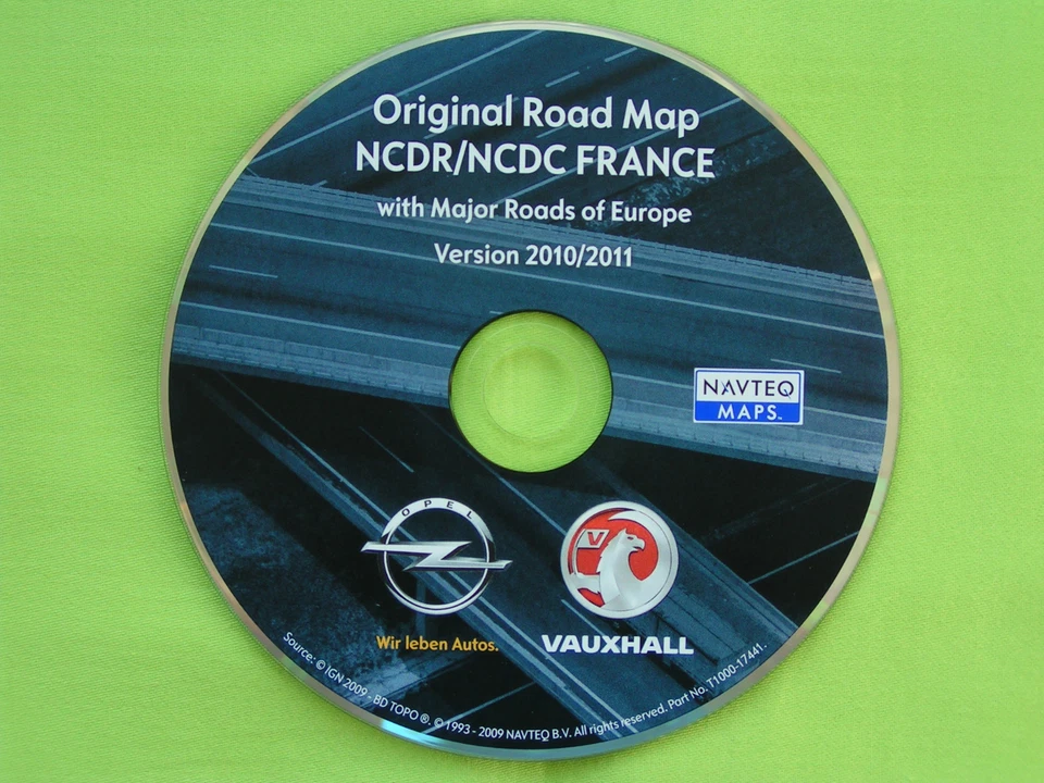 CD NAVIGATION OPEL NCDC NCDR FRANKREICH 2011 ZAFIRA ASTRA VIVARO SIGNUM FRONTERA - Bild 1 von 1