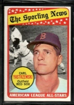Carl Yastrzemski 1969 Topps Boston Red Sox All Star Baseball Card #425  - Image 1 of 2