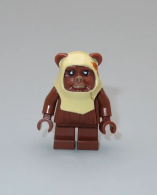LEGO Paploo Ewok capucha bronceada minifigura Star Wars 8038 Battle Endor Foto 1 de 2