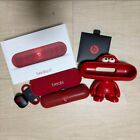 Beats Pill 2.0 Bluetooth Speaker Stand Earphone Set Red Portable Player Used Jp