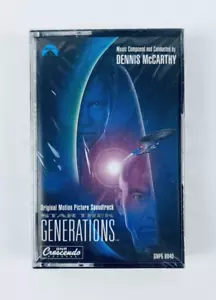 Star Trek Generations Soundtrack Cassette Tape SEALED USA 1st + Sound Effect - Picture 1 of 3