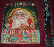 New listing
Adorable 1912 Night Before Christmas Color Illustrated, Donohue, All Linen First