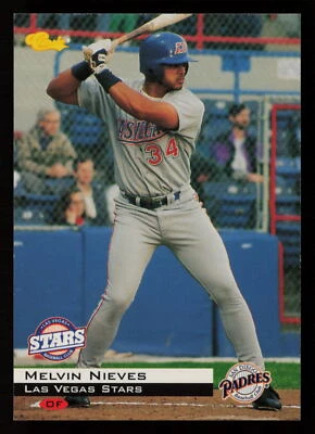 1994 Classic Melvin Nieves #154 Las Vegas Stars Baseball Card - Image 1 of 2