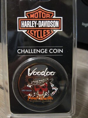 Voodoo Harley Davidson Emblem Challenge Coin - French Quarter - New Orleans, LA - Image 1 of 4