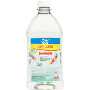 API Pond MelaFix 64 Unzen natürliche Koi Fische bakterielle Infektion Behandlung - Bild 1 von 1