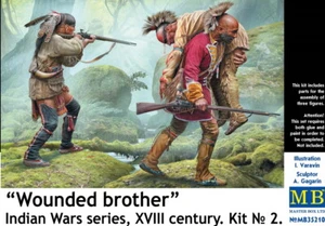 Master Box 35210 Wounded brother". Indian Wars series, XVIII century 1/35 - Picture 1 of 2