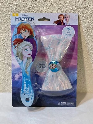 2pc Hair Set, Disney's Frozen, Brush & Hair Bow, Great Gift - Image 1 of 4