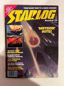 Starlog Issue Number 29 December 1979 Meteor, Space 1999 Miniatures, Buck Rogers - Picture 1 of 8