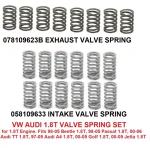 VALVE SPRING INTAKE EXHAUST Valve Spring SET GOLF,JETTA, PASSAT A4 fits 1.8T - Picture 1 of 1
