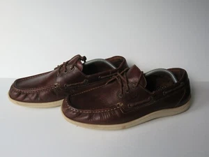 SAS Boat Shoe Decksider Lace Up 12N Narrow Tripad Comfort Moccasin Made USA - Picture 1 of 12