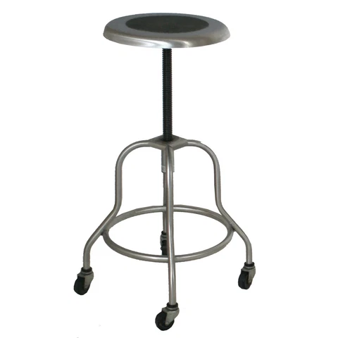(1) Industrial Wilson Stainless Steel Adjustable Stool (MR11032) Cover