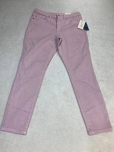 Universal Thread Slacks Women's Size 12 High-Rise Skinny Pants Jeans Pink - Picture 1 of 13