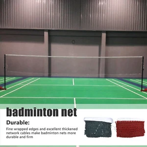 Badminton Volleyball Net High Strength Professional Mesh Lightweight Portable - Picture 1 of 14
