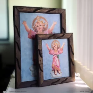 Divine Child Jesus Image Catholic Rustic Frame by moicla, Available in 12" - 18" - Picture 1 of 9