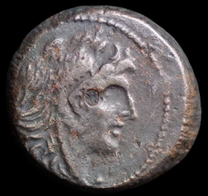 Moneta Alessandro I Ballas (150-145 a.C.) re seleucide. Æ 19 mm. 6,04 gr. #1335 - Foto 1 di 4