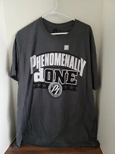 XXL WWE AJ Styles Phenomenally dOne T Shirt Gray TNA Impact NJPW ROH AEW - Picture 1 of 6