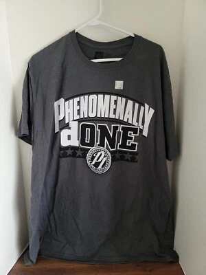 Camiseta XXL WWE AJ Styles Phenomenally dOne Gris TNA Impact NJPW ROH AEW Foto 1 de 4