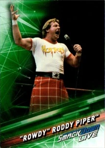 Topps WWE Smackdown Live 2019 - Green Parallel #85 ""Rowdy"" Roddy Piper - Imagen 1 de 1