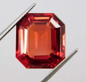 18.65 Ct Outstanding !! Best Color_100 % Natural Orange Sapphire_Songea Gemstone - Picture 1 of 10