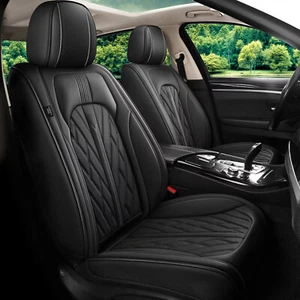 Car 5 Seat Covers PU Leather Front Rear Cushion Pad For Ford Ranger 2019-2024 - Picture 1 of 7