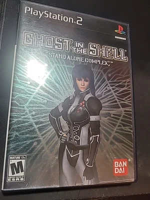Ghost In The Shell: Stand Alone Complex PS2 - Complete w card attached in back - Image 1 of 4